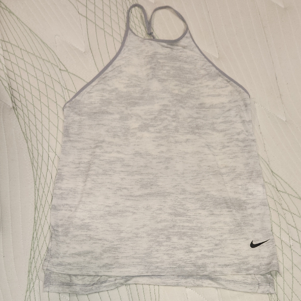 Nike Gray Sleeveless Tank Top